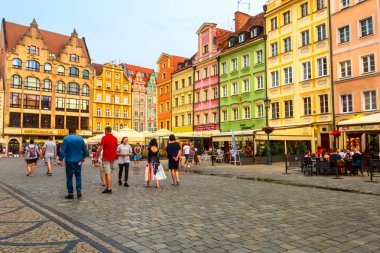 Wroclaw, Polonya Market Meydanı'nda