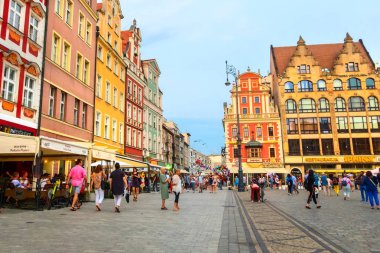 Wroclaw, Polonya Market Meydanı'nda