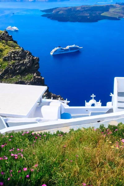 Houses of Santorini Island in Greece — Stock Photo, Image