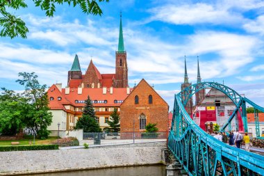 Wroclaw, Polonya Ostrow Tumski Adası