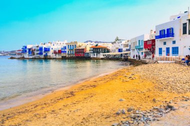 Mikonos Adası Panoraması, Yunanistan
