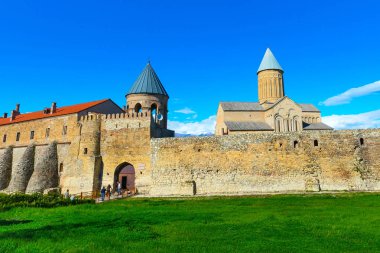 Gürcistan 'ın Kakhetia kentindeki Alaverdi Ortodoks Manastırı