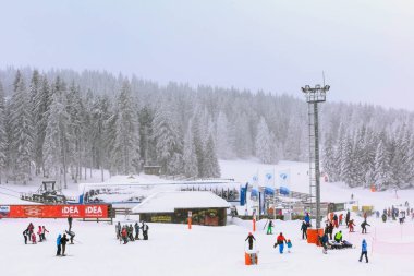 Sırbistan 'ın Kopaonik kayak beldesi Panorama