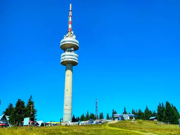 Szczyt Snezhanka, wieża, Pamporovo, Bułgaria — Zdjęcie stockowe