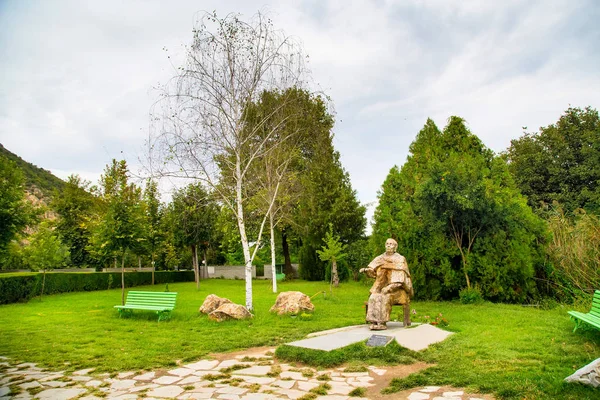 Estátua de Baba Vanga em Rupite, Bulgária — Fotografia de Stock