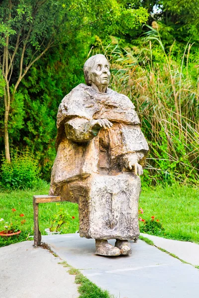 Statue Baba Vanga à Rupite, Bulgarie — Photo