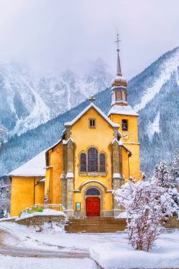 Chamonix, Fransa Saint Michel Kilisesi
