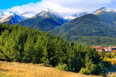 Bansko sonbahar panorama, Bulgaristan