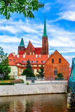 Wroclaw, Polonya Ostrow Tumski Adası