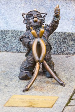 Cüce heykeli, Wroclaw, Polonya