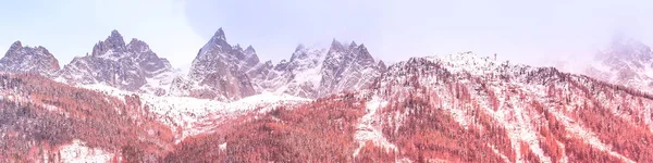 Панорамный баннер французских Альп, Франция — стоковое фото