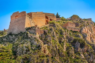 Tepede Palamidi Kalesi, Nafplion, Yunanistan