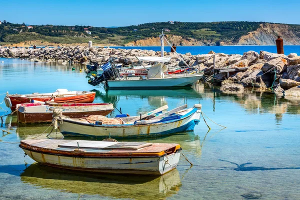 Fishing boats in Messinia, Greece