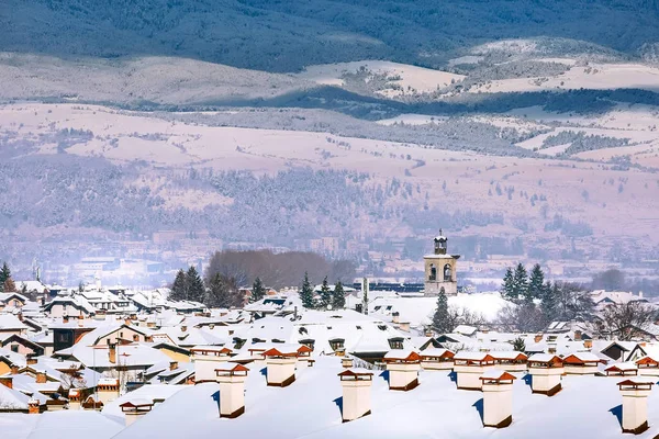 Болгарский горнолыжный курорт Банско, Болгария — стоковое фото