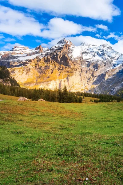 Bernese Alps panorama, snow mountains, Switzerland