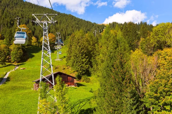 Grindelwald, Switzerland village and mountains view — 图库照片