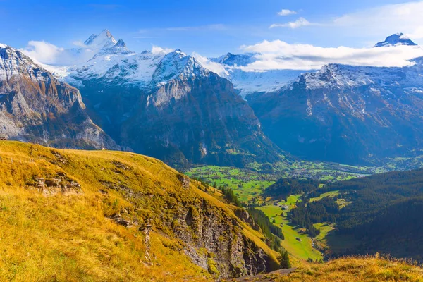 Švýcarská vysokohorská krajina, Grindelwald — Stock fotografie