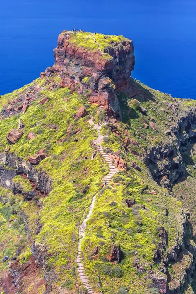 Santorini Skaros希腊岩石和海洋 — 图库照片