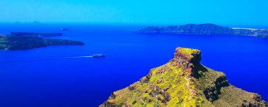 Yunanistan 'ın Santorini kayası