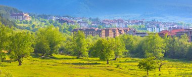 Bansko yaz panorama afişi, Bulgaristan