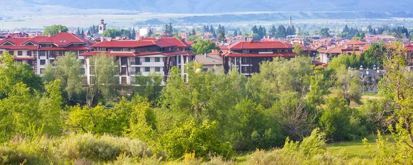 Bansko summer town panorama, Bulgaria — Stock Photo, Image