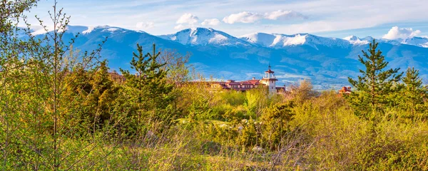 Bansko, Bulgarien Frühlingslandschaft — Stockfoto