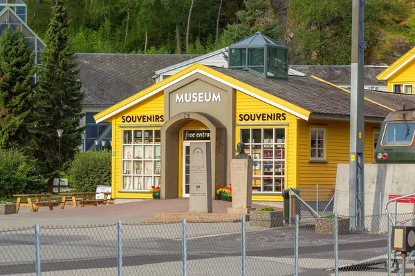 Flam Vasúti Múzeum, Norvégia, Skandinávia — Stock Fotó