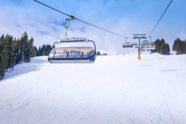 Saalbach, Avusturya 'da kayak yamacı