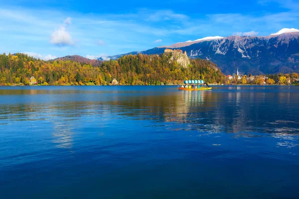 Панорама озера Блед Блейско-Езеро, Словения — стоковое фото