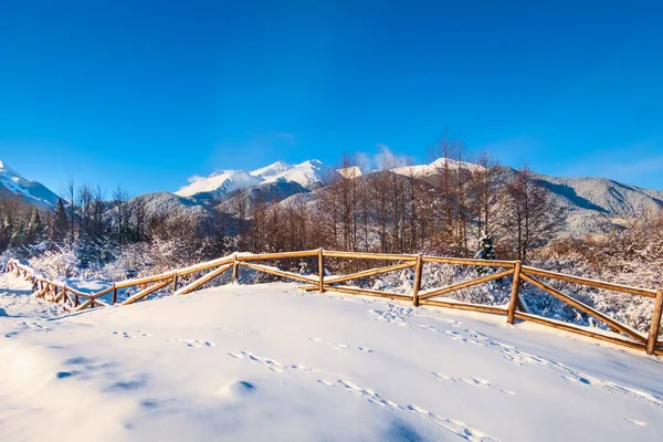 Wintersneeuwbergen, Bansko, Bulgarije — Stockfoto
