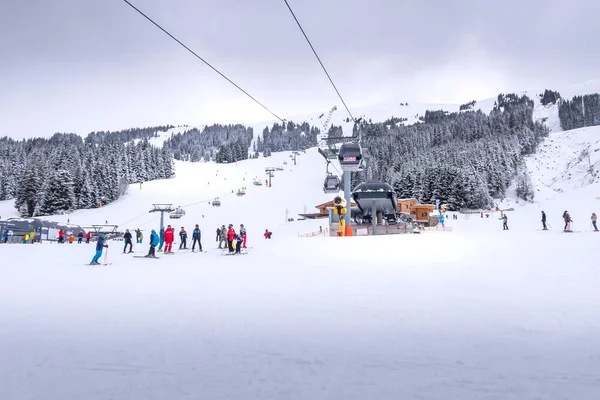 Saalbach Hinterglemm, Österreich — Stockfoto