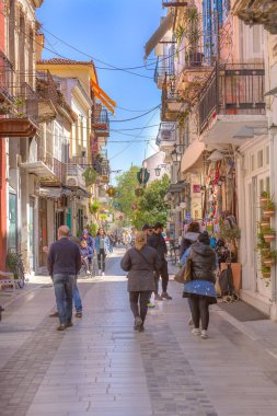 Nafplio, Yunanistan sokak manzarası