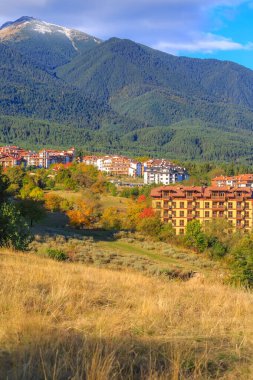 Bansko ve Pirin sonbahar panoraması, Bulgaristan