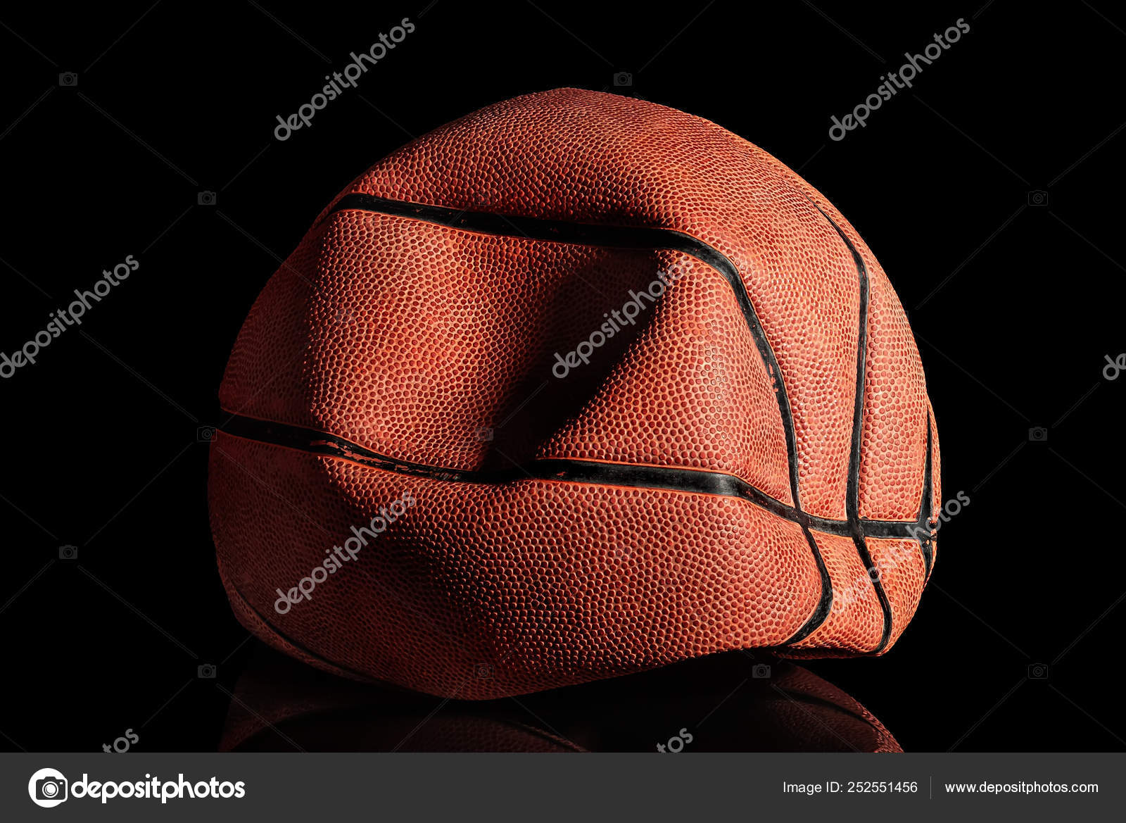 old basketball ball