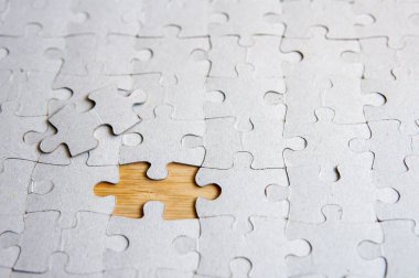 Arka plan bulmaca. Son görev kavramı tamamlamak için yapboz parçası