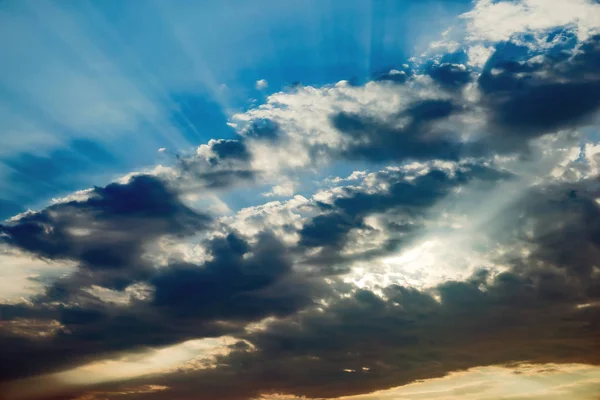 Sky Textury Mraky Při Západu Slunce — Stock fotografie