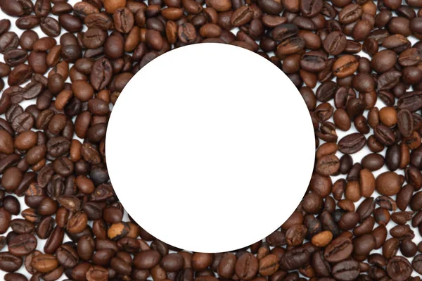 Coffee beans as a background, close up. — Stock Photo, Image