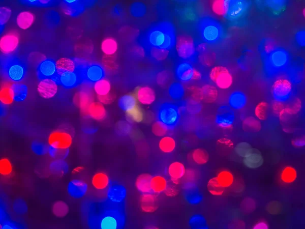 Bokeh Flare Fundo Azul Cena Noturna — Fotografia de Stock