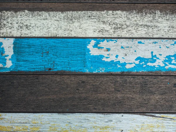 Antika ahşap arka plan ve doku ile renkli peeling boya