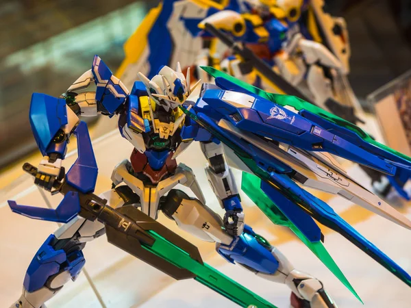 Chonburi, Tayland-Nisan 30, 2017: Kodomo 'da Gundam Anime rakam No Hi J-Park 1 Mayıs 2017. J-Park Sriracha, Tayland. Anime Japonya 'da animasyon veya karikatür popüler bir türüdür.