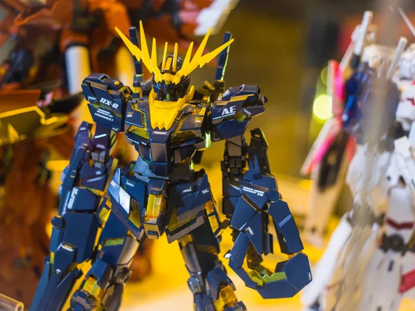 Chonburi, Tayland-Nisan 30, 2017: Kodomo 'da Gundam Anime rakam No Hi J-Park 1 Mayıs 2017. J-Park Sriracha, Tayland. Anime Japonya 'da animasyon veya karikatür popüler bir türüdür.