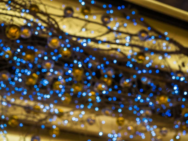 ボケ味と Blured のフレアの背景の夜景 — ストック写真