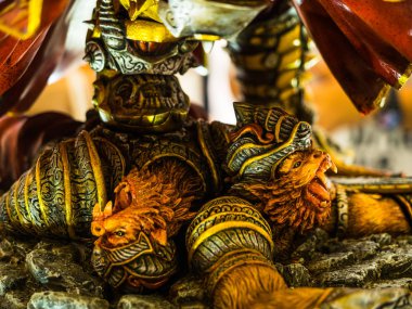 Bangkok - 6,2017 olabilir: karikatür rakam Tayland oyuncak Expo 2017 kutluyor 5 yıl dönümü 6 Mayıs 2017 Centralworld giriş, ücretsiz, Bangkok, Tayland.