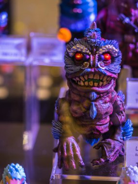 Bangkok - 6,2017 olabilir: karikatür rakam Tayland oyuncak Expo 2017 kutluyor 5 yıl dönümü 6 Mayıs 2017 Centralworld giriş, ücretsiz, Bangkok, Tayland.