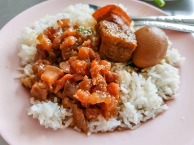 Tatlı Domuz pilav Tay gıda kızarmış