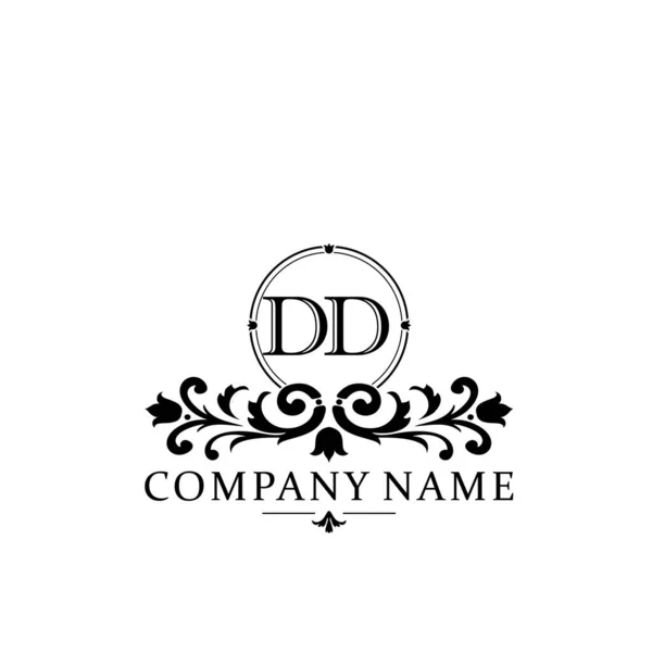 Carta Inicial Simples Elegante Logotipo Modelo Design Monograma — Vetor de Stock