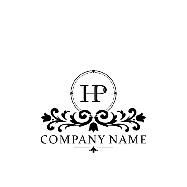 Initial Letter Simple Elegant Monogram Design Template Logo — Stock Vector