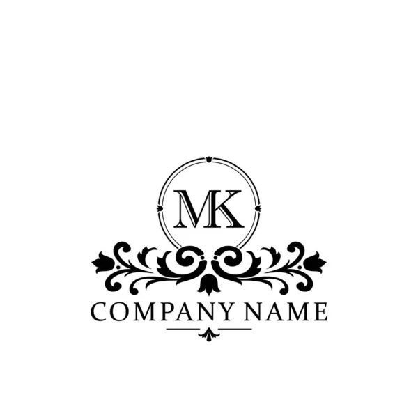 Anfangsbuchstabe Einfaches Und Elegantes Monogramm Design Template Logo — Stockvektor