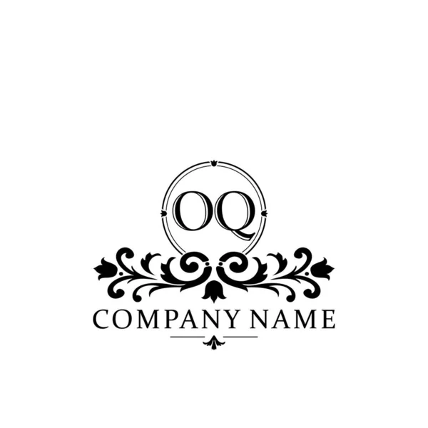 Initial Letter Simple Elegant Monogram Design Template Logo — Stock Vector