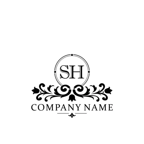 Anfangsbuchstabe Einfaches Und Elegantes Monogramm Design Template Logo — Stockvektor